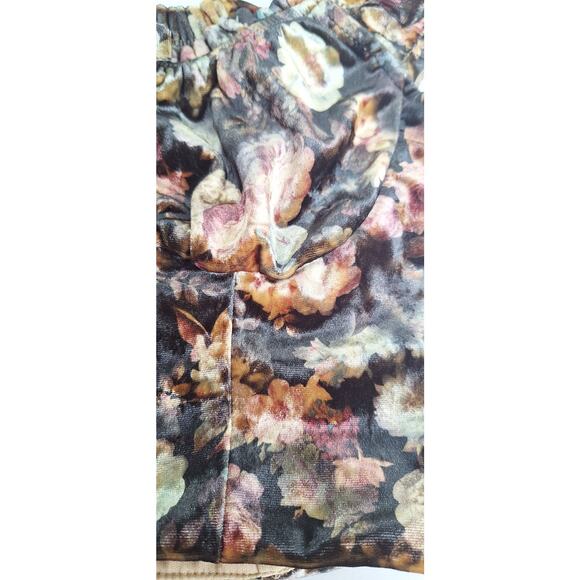 Sugar Thrillz Dolls Kill Floral Velvet Cropped Bustier Style Tank Top  Black XS - Picture 8 of 9